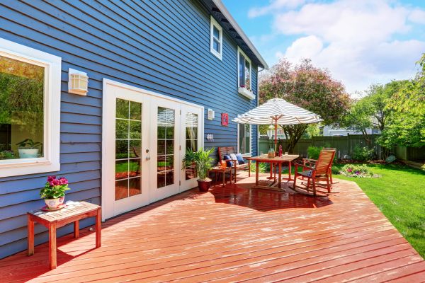 Blue Siding Installation in Huntington Station